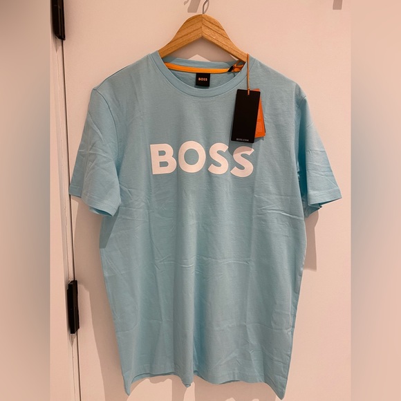 Hugo Boss Men’s Ethical Cotton “BOSS” T-shirt - Picture 1 of 4